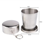 Collapsible Cup Stainless Steel Telescopic 150ml