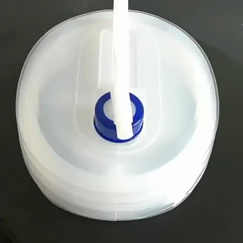 Collapsible Water Container Foldable Space-Saving & Leak-Proof Lid