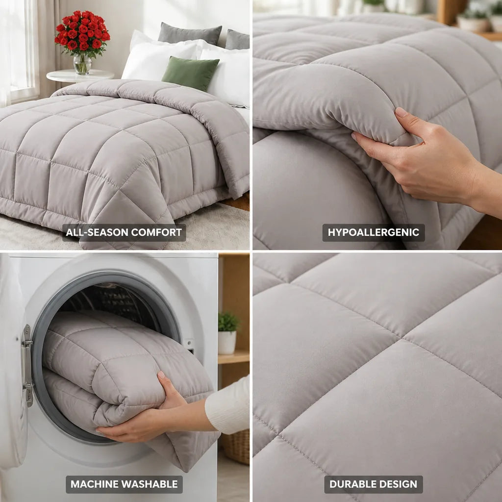 Comforter All-Season Down-Alternative Hypoallergenic