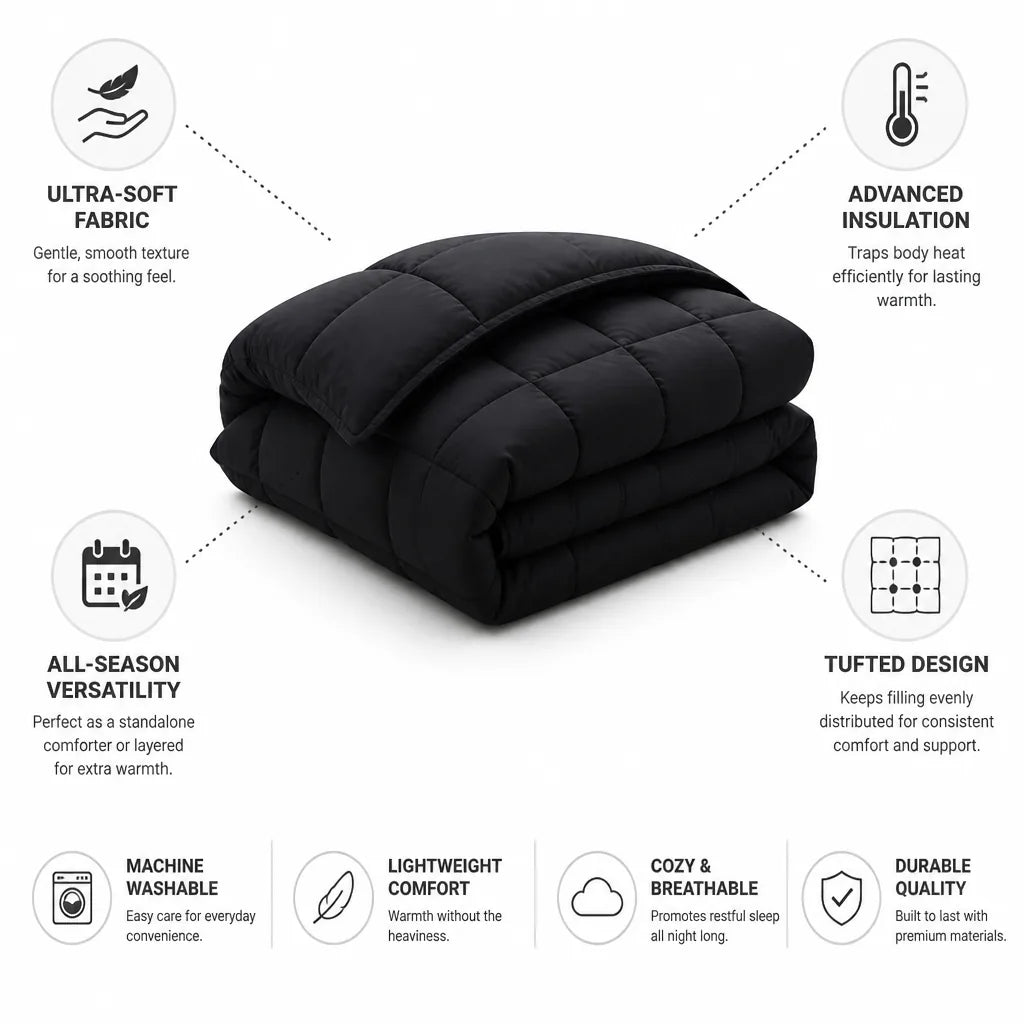 Comforter All-Season Ultra-Soft Tufted