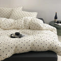 Comforter Set Cotton Polka Dot Matching Pillowcases