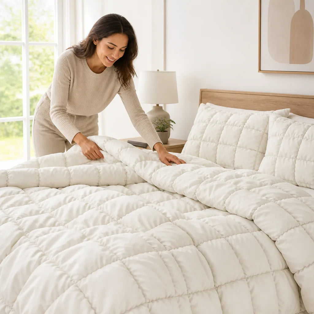 Comforter Set Plush Microfiber All-Season Set of 3