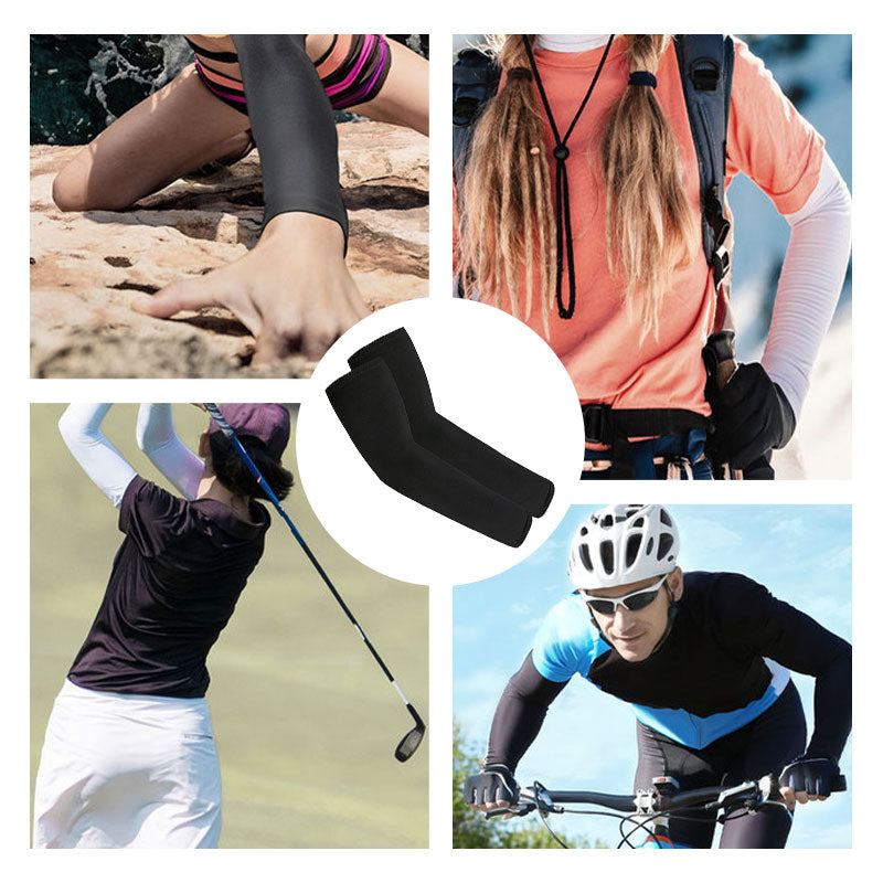 Compression Arm Sleeves Cooling UV-Protective Muscle Support