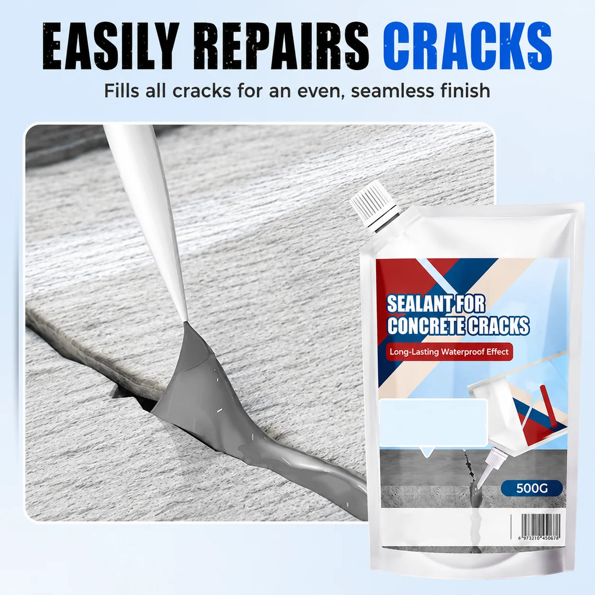 Concrete Crack Sealant Deep-Penetrating Waterproof & Flexible