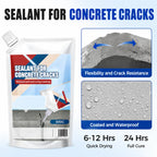 Concrete Crack Sealant Deep-Penetrating Waterproof & Flexible