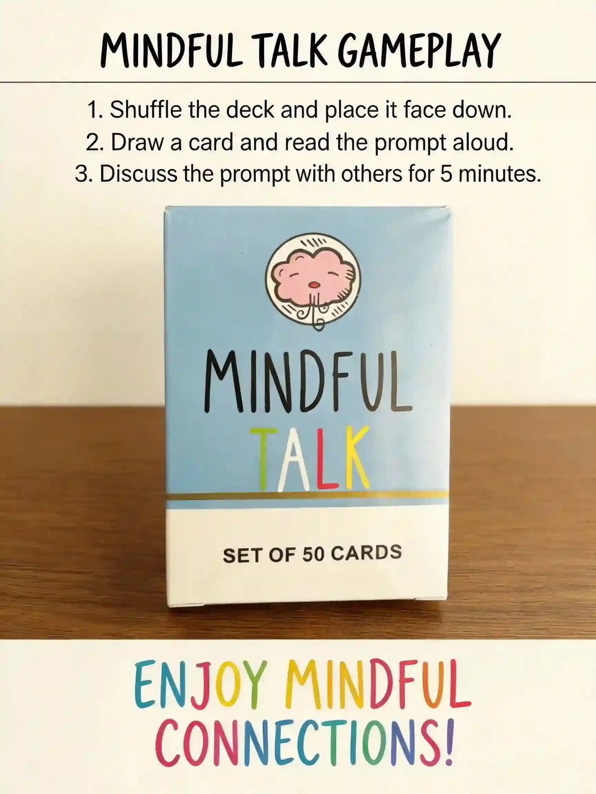 Conversation Card Game Family Prompts Set of 50