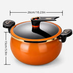 Cooking Pot 7.4 Quart Non-Stick Induction Compatible