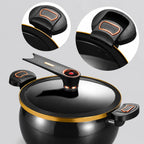 Cooking Pot 7.4 Quart Non-Stick Induction Compatible