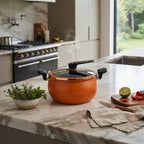 Cooking Pot 7.4 Quart Non-Stick Induction Compatible
