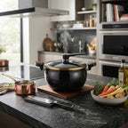 Cooking Pot 7.4 Quart Non-Stick Induction Compatible