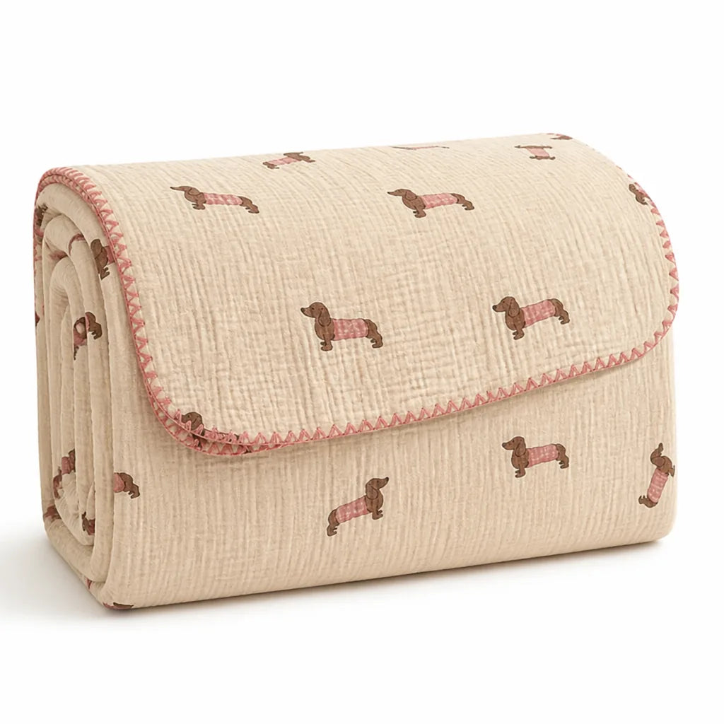 Cooling Blanket 100% Cotton Breathable & Moisture-Wicking