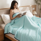 Cooling Blanket Moisture-Wicking & Breathable Hypoallergenic Polyester