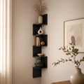 Corner Wall Shelf Multi-Tier Space-Saving MDF Storage
