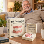 Cosmetic Denture Set Warm-Water Moldable Reusable Upper & Lower