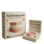 Cosmetic Denture Set Warm-Water Moldable Reusable Upper & Lower