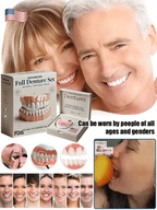 Cosmetic Denture Set Warm-Water Moldable Reusable Upper & Lower