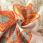 Cotton Blanket Reversible Jacquard Lightweight Breathable