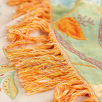 Cotton Blanket Reversible Jacquard Lightweight Breathable