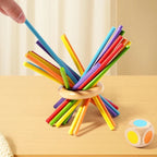 Counting Sticks Set Non-Toxic Wood Colorful Hands-On Learning