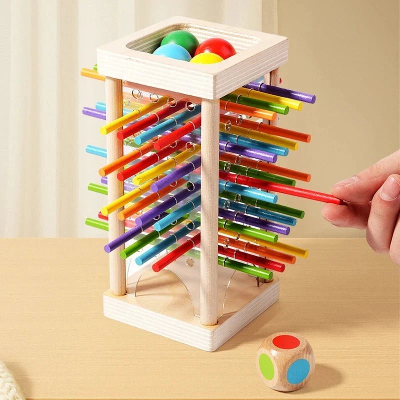 Counting Sticks Set Non-Toxic Wood Colorful Hands-On Learning