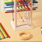 Counting Sticks Set Non-Toxic Wood Colorful Hands-On Learning
