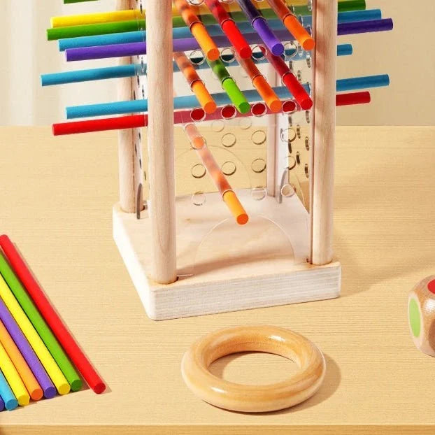 Counting Sticks Set Non-Toxic Wood Colorful Hands-On Learning