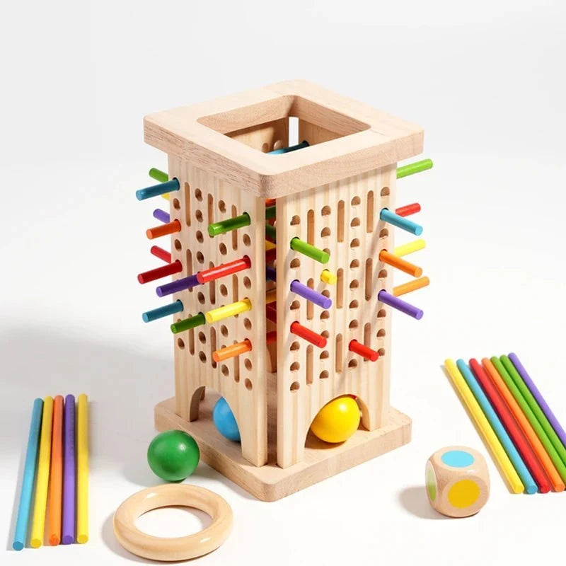 Counting Sticks Set Non-Toxic Wood Colorful Hands-On Learning
