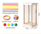 Counting Sticks Set Non-Toxic Wood Colorful Hands-On Learning