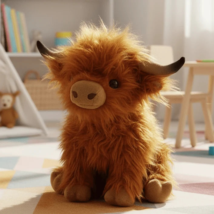 Cow Plush Toy Ultra Soft Lightweight 9.84 Inch