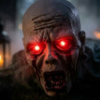 Crawling Zombie Figure Motion-Activated Glowing Eyes & Sound