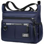 Crossbody Bag Durable Nylon Multiple Compartments & Adjustable Strap