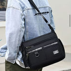 Crossbody Bag Durable Nylon Multiple Compartments & Adjustable Strap