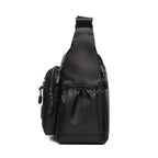 Crossbody Bag Durable Nylon Multiple Compartments & Adjustable Strap