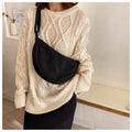 Crossbody Bag Half-Moon Adjustable Strap Multiple Compartments