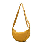 Crossbody Bag Half-Moon Adjustable Strap Multiple Compartments