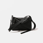 Crossbody Bag Leather Adjustable Strap Secure Zipper
