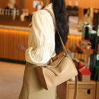 Crossbody Bag Leather Adjustable Strap Secure Zipper