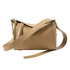 Crossbody Bag Leather Adjustable Strap Secure Zipper