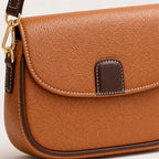 Crossbody Bag Soft Leather Magnetic Gold Clasp & Adjustable Strap