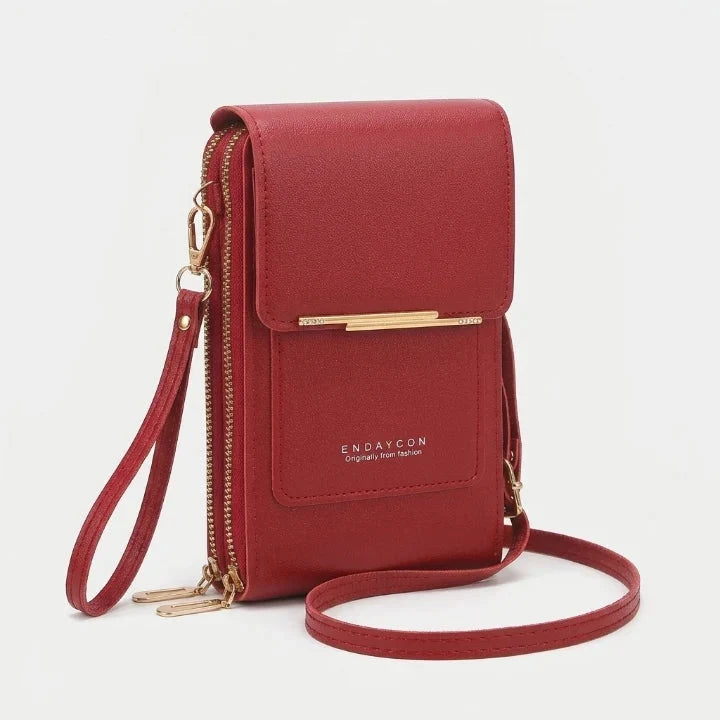 Crossbody Phone Bag Touchscreen Pocket Wallet & Adjustable Strap