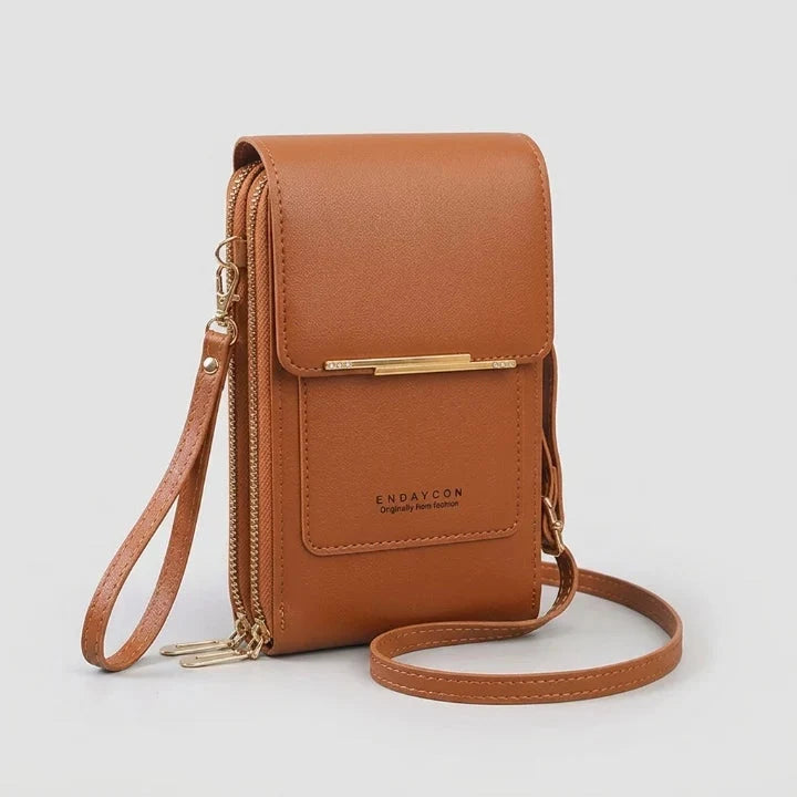 Crossbody Phone Bag Touchscreen Pocket Wallet & Adjustable Strap