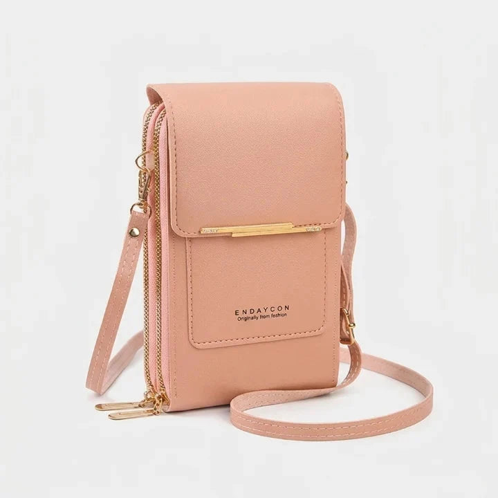 Crossbody Phone Bag Touchscreen Pocket Wallet & Adjustable Strap