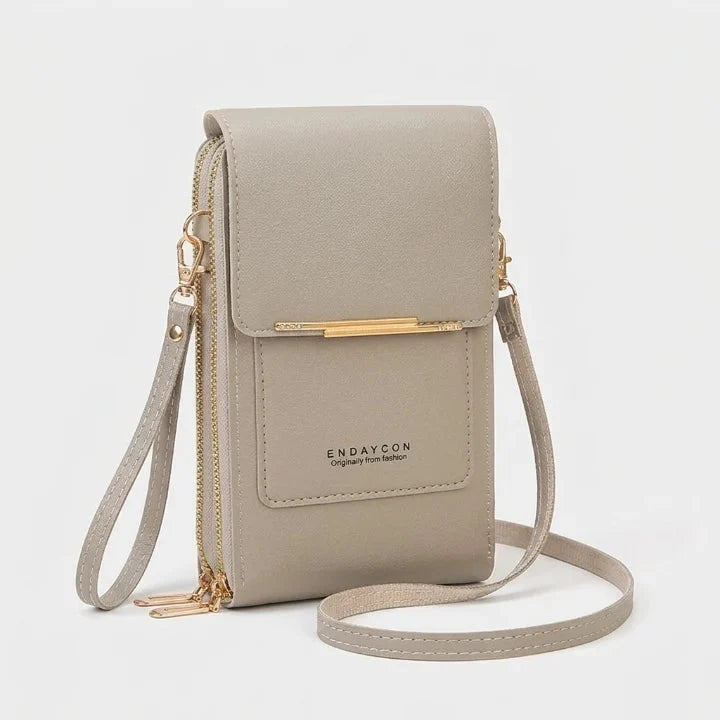 Crossbody Phone Bag Touchscreen Pocket Wallet & Adjustable Strap