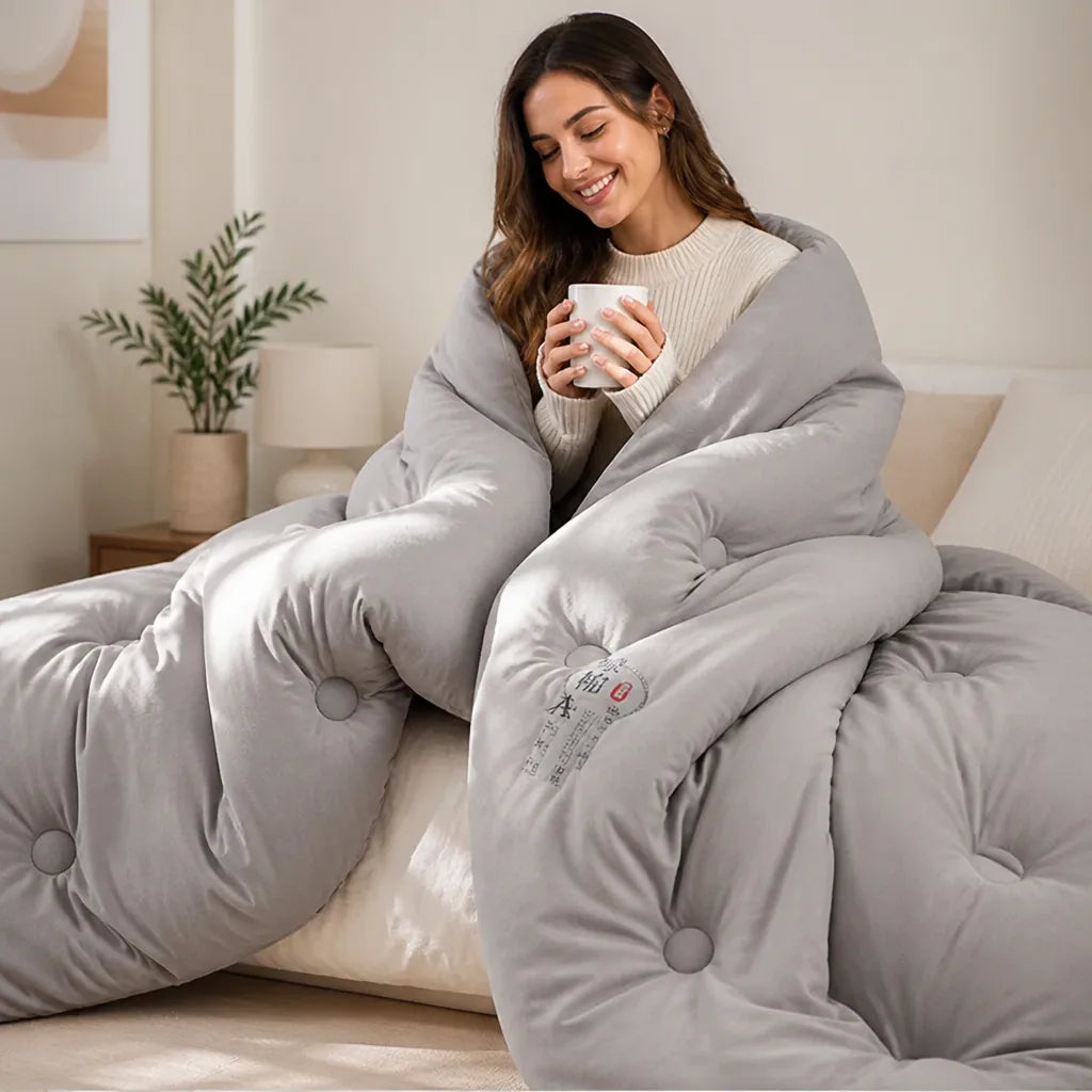 Cuddle Blanket Plush Microfiber Machine Washable Spacious For Two