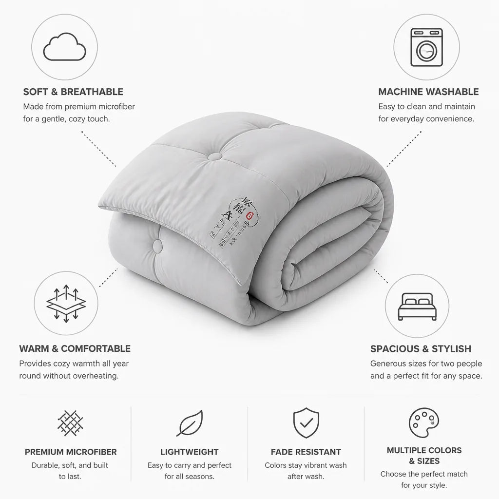 Cuddle Blanket Plush Microfiber Machine Washable Spacious For Two