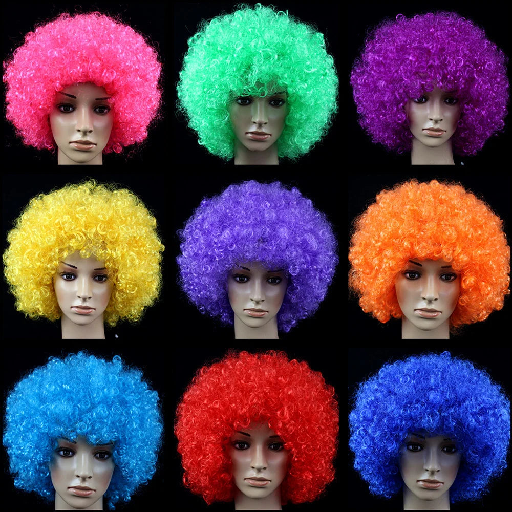 Curly Wig Voluminous Curls Adjustable Strap Lightweight Comfort