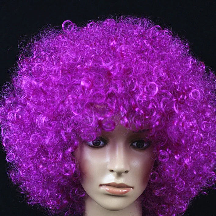 Curly Wig Voluminous Curls Adjustable Strap Lightweight Comfort