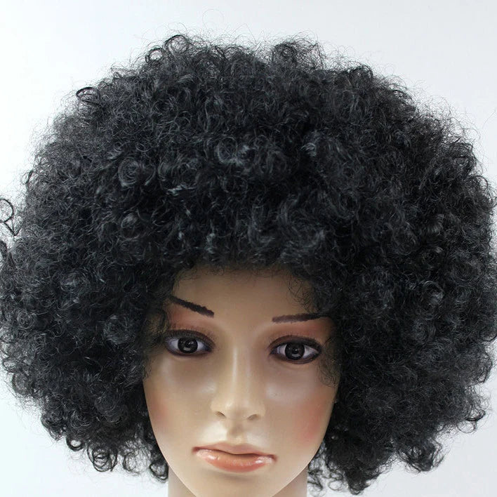 Curly Wig Voluminous Curls Adjustable Strap Lightweight Comfort