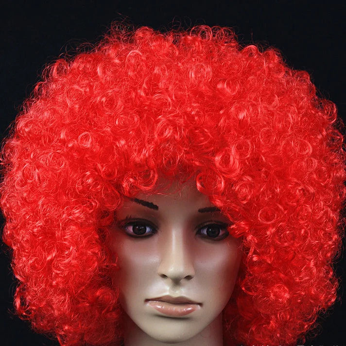 Curly Wig Voluminous Curls Adjustable Strap Lightweight Comfort