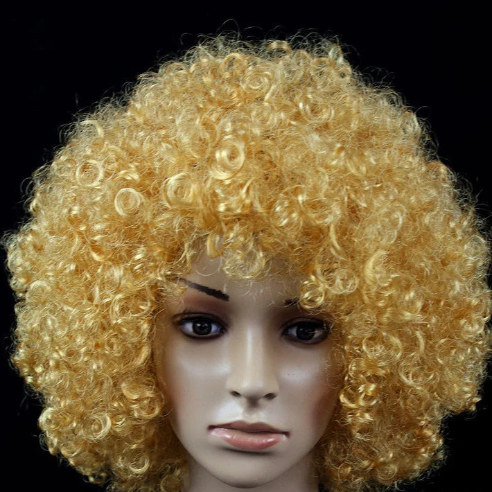 Curly Wig Voluminous Lightweight Adjustable Fit